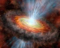 Rotating dusty gaseous donut around an active supermassive black hole