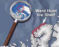 Arctic sheds huge chunks of ice