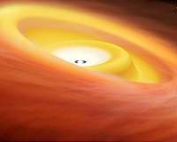 Early protostar already has a warped disk