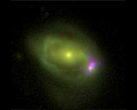 NuSTAR probes puzzling galaxy merger