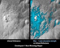 NASA Instruments Reveal Water Molecules On Lunar Surface