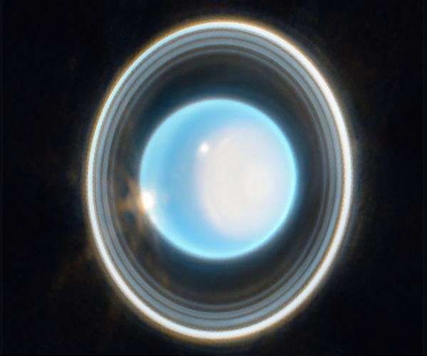 NASA's Webb Scores Another Ringed World with New Image of Uranus