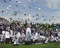 Trump addresses West Point grads but largely ducks controversies