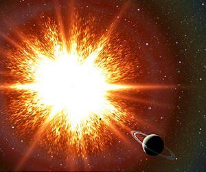 Record-Breaking Stellar Explosion Helps Understand Far-Off Galaxy