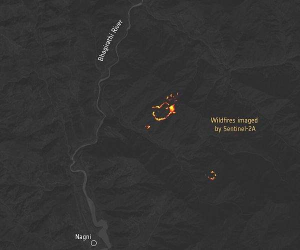 Sentinel 2A trials reveal unexpected night sensing capability
