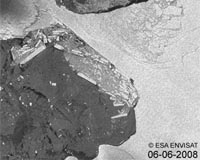 Wilkins Ice Shelf Hanging By Its Last Thread