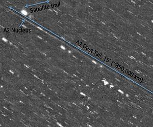 New Camera At WIYN Images An Asteroid With A Long Tail