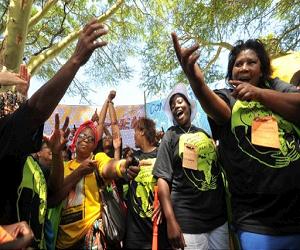 Africa's women farmers doorstep UN climate talks