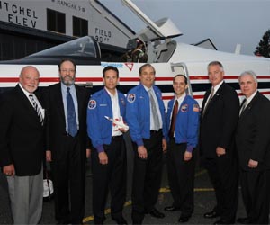 Cradle of Aviation Welcome Home X-29 Aircraft