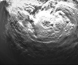 Proba-2's espresso-cup microcamera snaps Hurricane Isaac