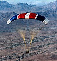 X-38 Tests Out Biggest Parachute Ever Deployed