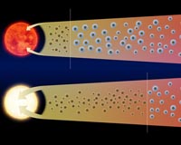 Stellar outburst brings water snowline into view
