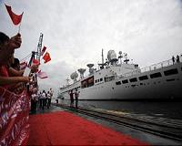 China's tracking ship Yuanwang-5 back from rocket monitoring mission