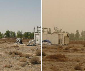 Dust's Warming Counters Half of its Cooling Effect