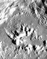 SMART-1 Captures Central Peaks Of Zucchius Crater