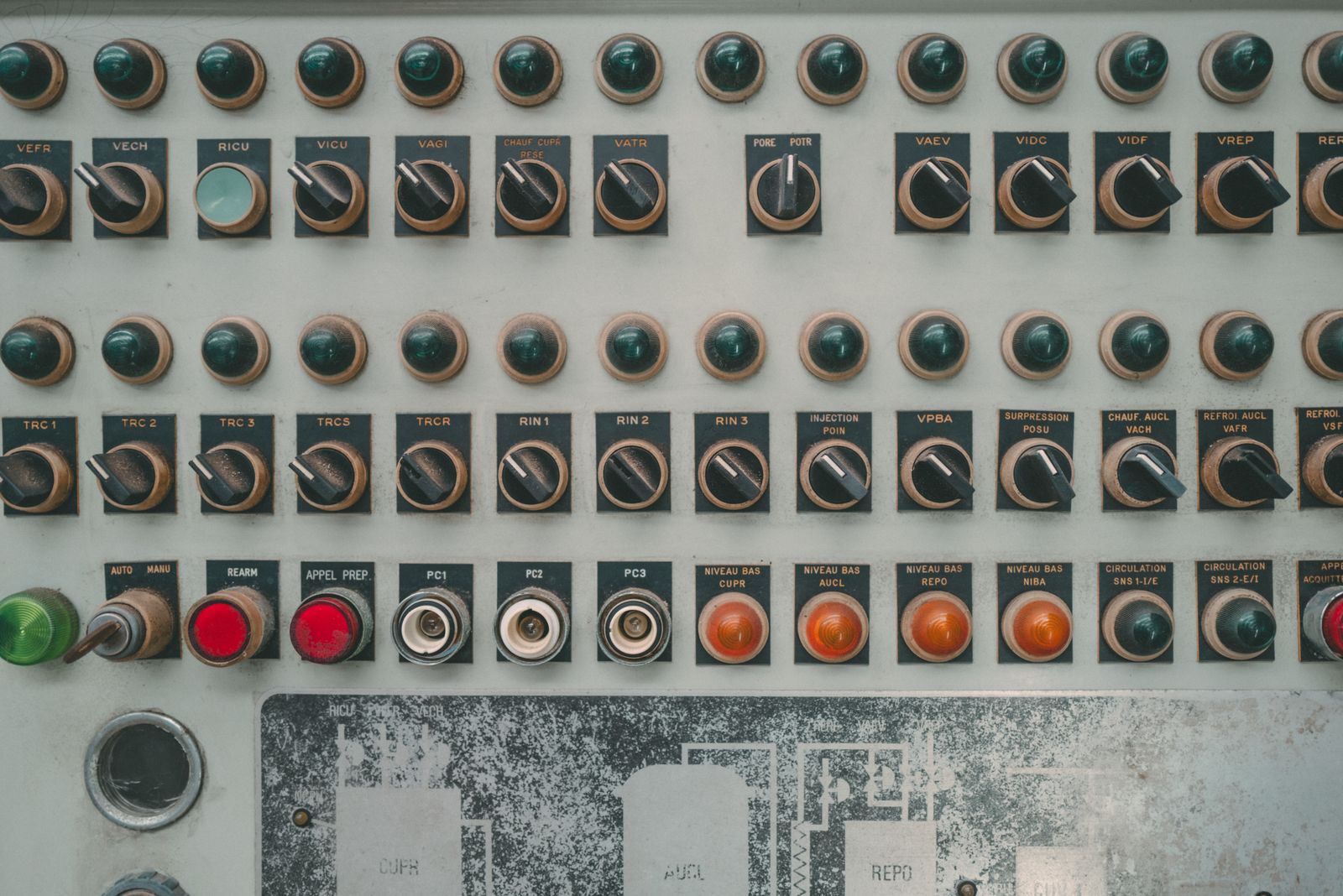 1960s guidance computer console