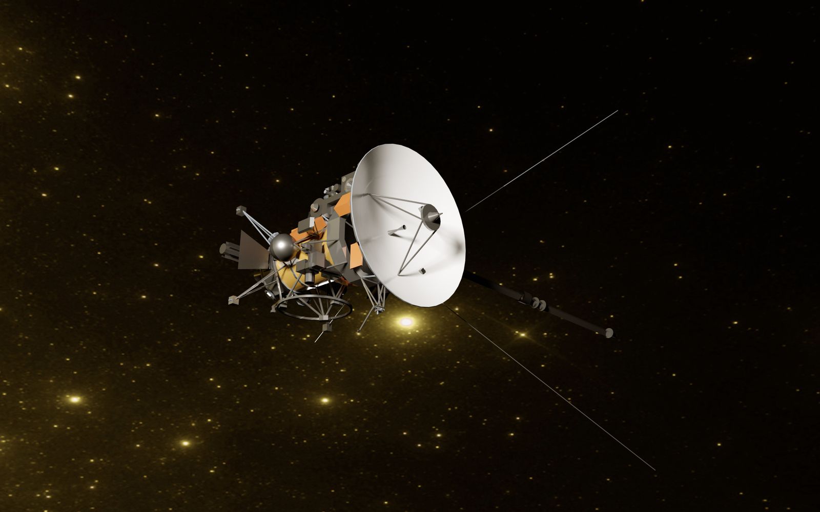 In 1977, NASA launched Voyager 1 carrying a gold-plated copper record with a one-billion-year lifespan, holding greetings in 55 languages, 115 images and a 90-minute music selection — even though the craft will not pass near another star for about 40,000 years.